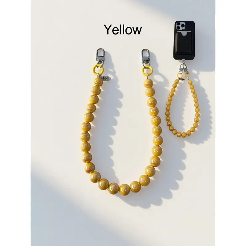 Iris Accessory Beaded Chain (#A3791) For Bags, Phones and Wallets By Iris & Rainbow