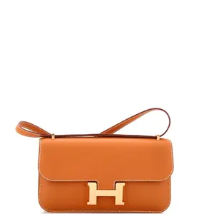 Pre-owned HERMÈS Leather Shoulder Bags Hermes Constance Elan NM Bag Epsom 25 by Rebag