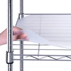 14" X 36" Heavy Duty Wire Shelf Liner, Waterproof Transparent Protector Mats for Wire Shelving, Set of 5