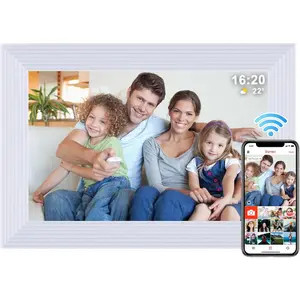 Digital Picture Frame WiFi 10.1 Inch Frameo Digital Photo Frame,1280x800   Screen,32GB Memory, for Mom, Birthday & Wedding - Share Photos & Videos Instantly & Free via Frameo App