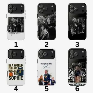 Caitlin Clark and Sophie Cunningham Phone Case, Baseketball Phone Cover, Gift For Fan, for iPhone17 ProMax /16/15/14/13/12/11 Plus for Samsung phones, suitable for both men and women,  Perfect Gift for Women Men.A gift for the fans