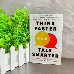 Think Faster Talk Smarter Book, Improve Thinking Skills and Communication, Genuine Edition, Self-Improvement Reading Material