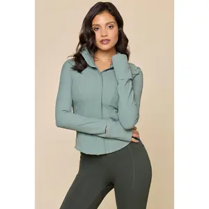 Corset Zip Jacket - Fog Green