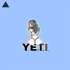 Yeti Cheeks Decal Sticker || vinyl sticker, water bottle sticker, tumbler stickers, laptop decals, waterproof, sticker, yeti, butt, cheeks, funny, Decor Decorative custom stickers