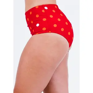 High Waisted Full Coverage Bikini Bottom | Final Sale