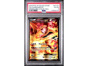 2016 Pokemon XY Black Star Promo Red and Blue Collection Charizard Ex #XY121 PSA 4