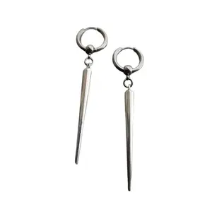 Punk Style Cone-shaped Dangle Earrings, Fashionable Jewelry for Women & Men, Trendy All-match & Exquisite Jewelry for Birthday Gift
