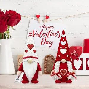 2pc Mr and Mrs Valentine Day Decor for Home Table Decorations, Valentine's Gifts Ornaments Valentine's Day Party Supplies