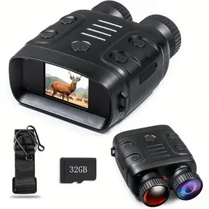 Video Recorder, 32GB Memory Card Included, 1 Count Rechargeable Infrared Night Vision Goggles, Video Camera with LCD Display, Infrared CameraCamera Recorder, Portable Video Recorder for Outdoor