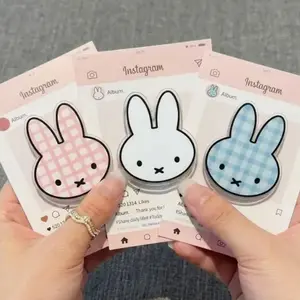 Pastel Spring Bunny Magnetic Phone Grip, Funny Animal Cartoon Magsafe Phone Stand, Perfect Gift for Teens, Cute Aesthetic Stand holder mount