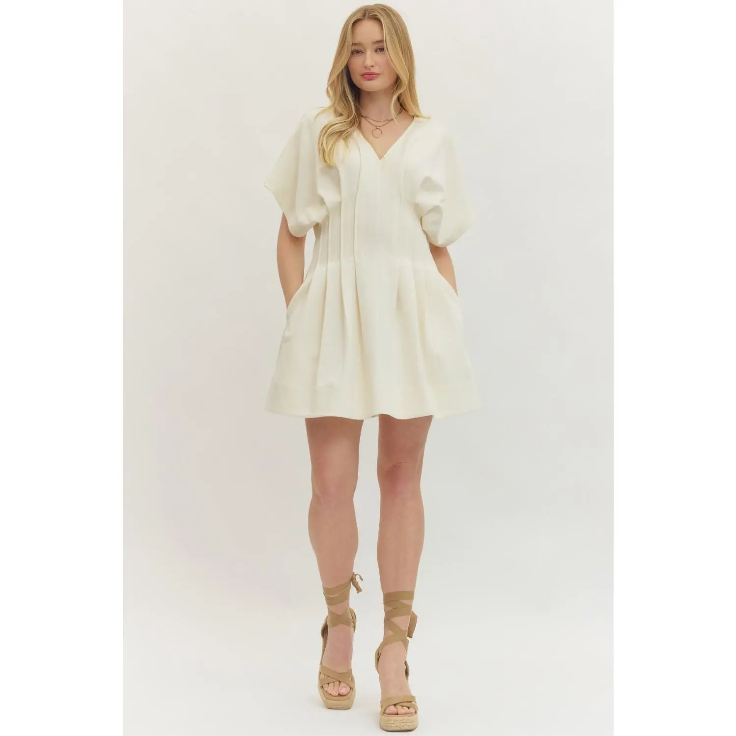 Cienna Dress - Cream