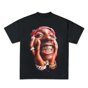 LIL YACHTY T-SHIRT Rap Tee Concert Merch Rare Hip Hop Graphic Print