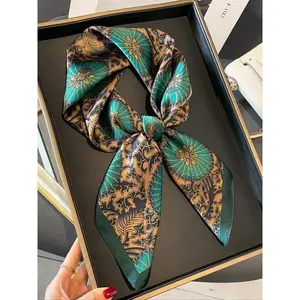 Women's Elegant Vintage Style Scarf, Trendy Soft Comfortable Shawl, Fashionable Scarf for All Seasons for Women & Girls