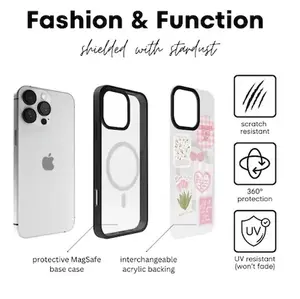 The magnetic back cover can be customized with any pattern.Please contact customer service to send pictures after purchase.
