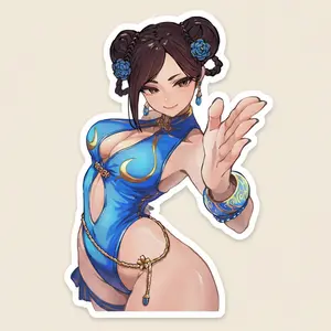 Legendary Kicks Martial Queen Chun-li Sticker