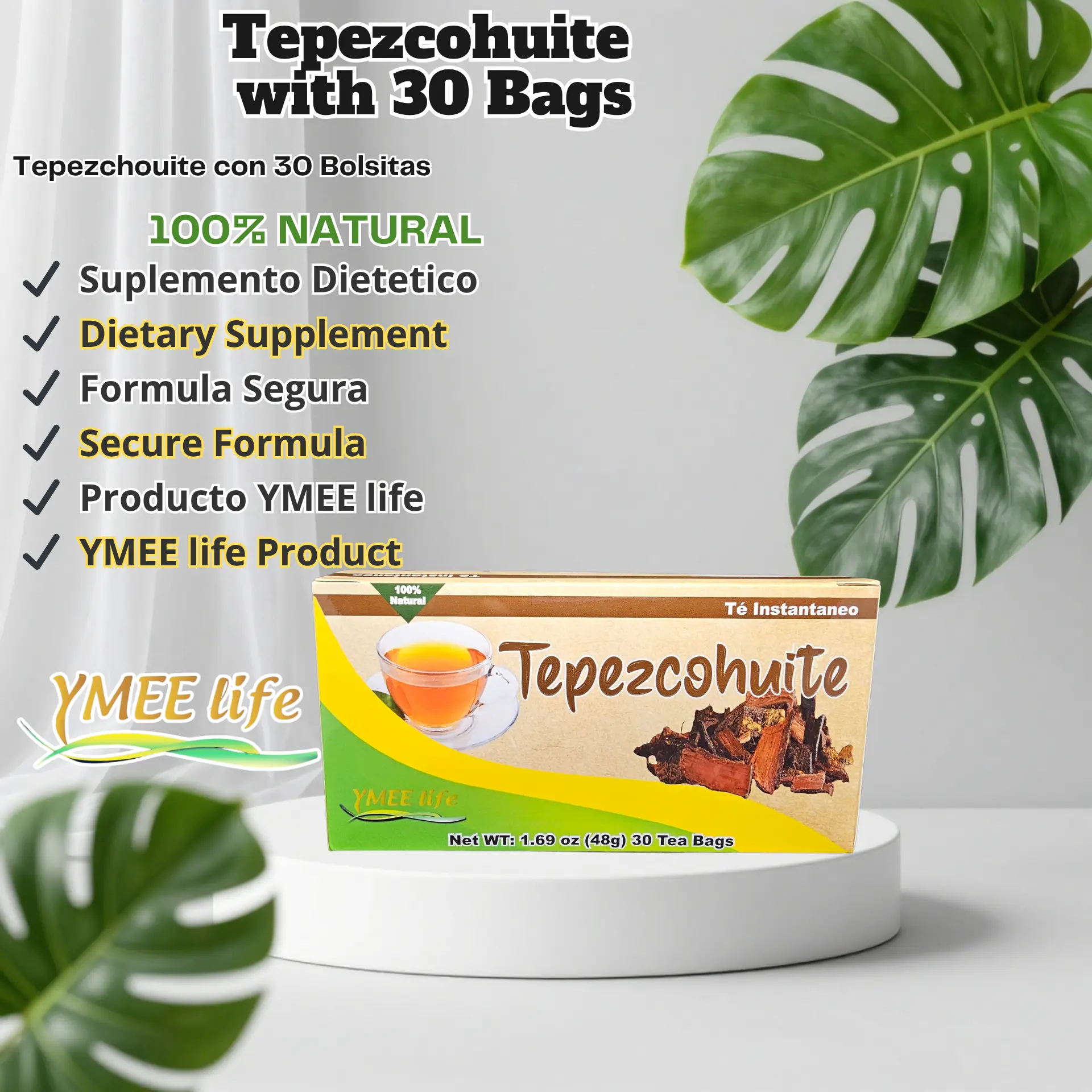 Tepezcohuite c/ 30 sobres | YMEE Life