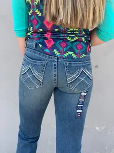 Women's Ariat R.E.A.L Whipstitch Rainstorm Jeans