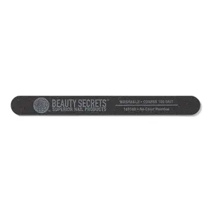 Beauty Secrets Coarse 100 Grit Black Nail File