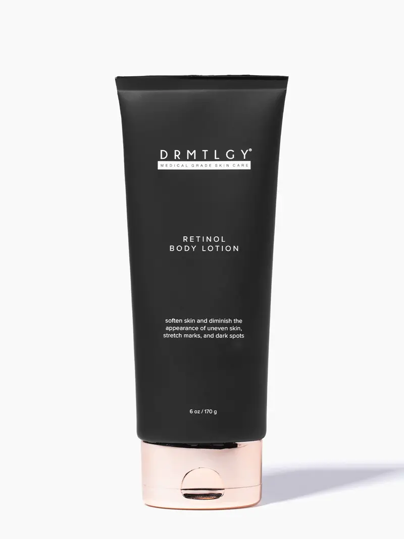 DRMTLGY Retinol Body Lotion 6 oz with Shea Butter and Ceramides Skin Care Hydrating