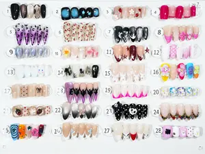 zb7..Colorful and dazzling nail polish application zb7..Colorful and dazzling nail polish application