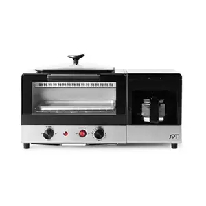 SPT BM-1120B 3-in-1 Breakfast Maker - Stainless Steel, Black