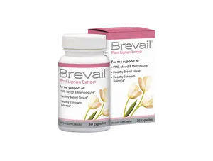Brevail Plant Lignan Extract Capsules, Proactive Breast Health Supplement with 50 mg SDG Lignans from Flax Seed Hulls