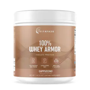 1lb 100% Whey Armor Isolate Protein Cappuccino