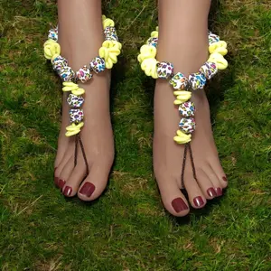 RAINBOW CHEETAH Barefoot Sandals