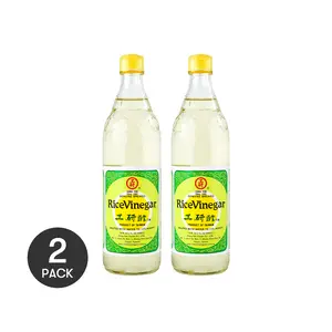 2 Pack GONGYAN Rice Vinegar 20.2 fl oz - Taiwanese Cooking Vinegar, Stir-Fry & Seasoning