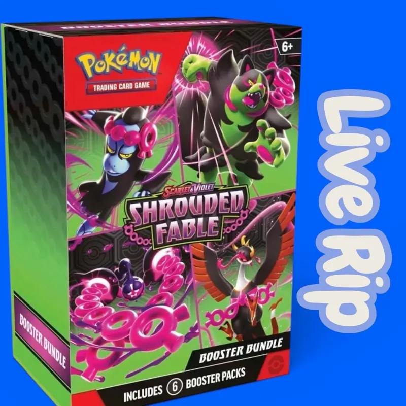 Pokémon TCG: Scarlet & Violet—Shrouded Fable Booster Bundle - Live Rip