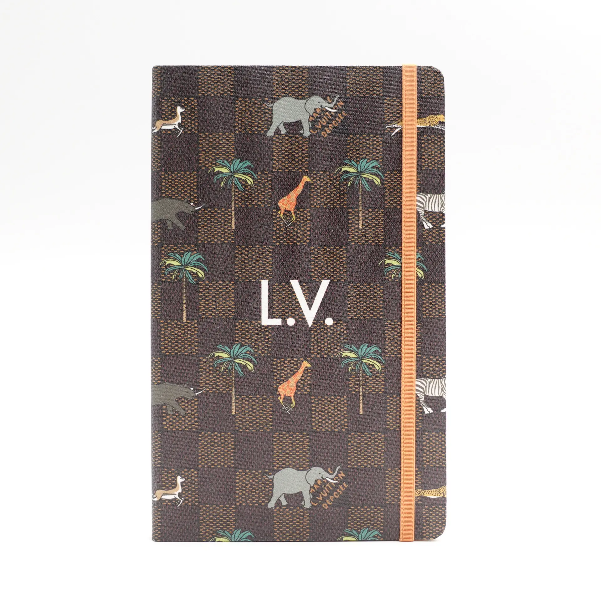 Pre-owned Louis Vuitton Coated Canvas Small Leather Goods Brown Notebook T10453643