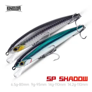 1pc Sinking Minnow Fishing Lure with Inside Rattle Beads, Long Casting, Smooth Swimming Action, Attractive Effect, Sharp Treble Hooks, Sturdy and Durable For Bass, Pike, Trout Suitable For Fresh&Saltwater