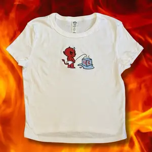 The Devil Doesn’t Do Cold Embroidered Tee