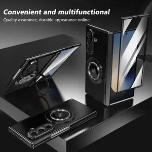 Compatible with for Z Fold7/6/5/4/3 & Z Flip7/6/5/4/3 Rotating stand shell protective case phone case -HN401-1