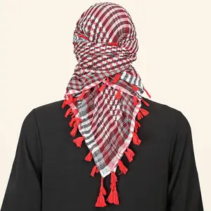 🌿   2025 Military-Inspired Tartan Shawl |   UPF 30+ BreathTech Polyester with Fringe 🦓   Moss Green/Zebra Print Reversible Scarf for Café Hopping & Urban Hiking