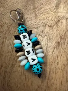 Handmade Word Wrapped Key Chain