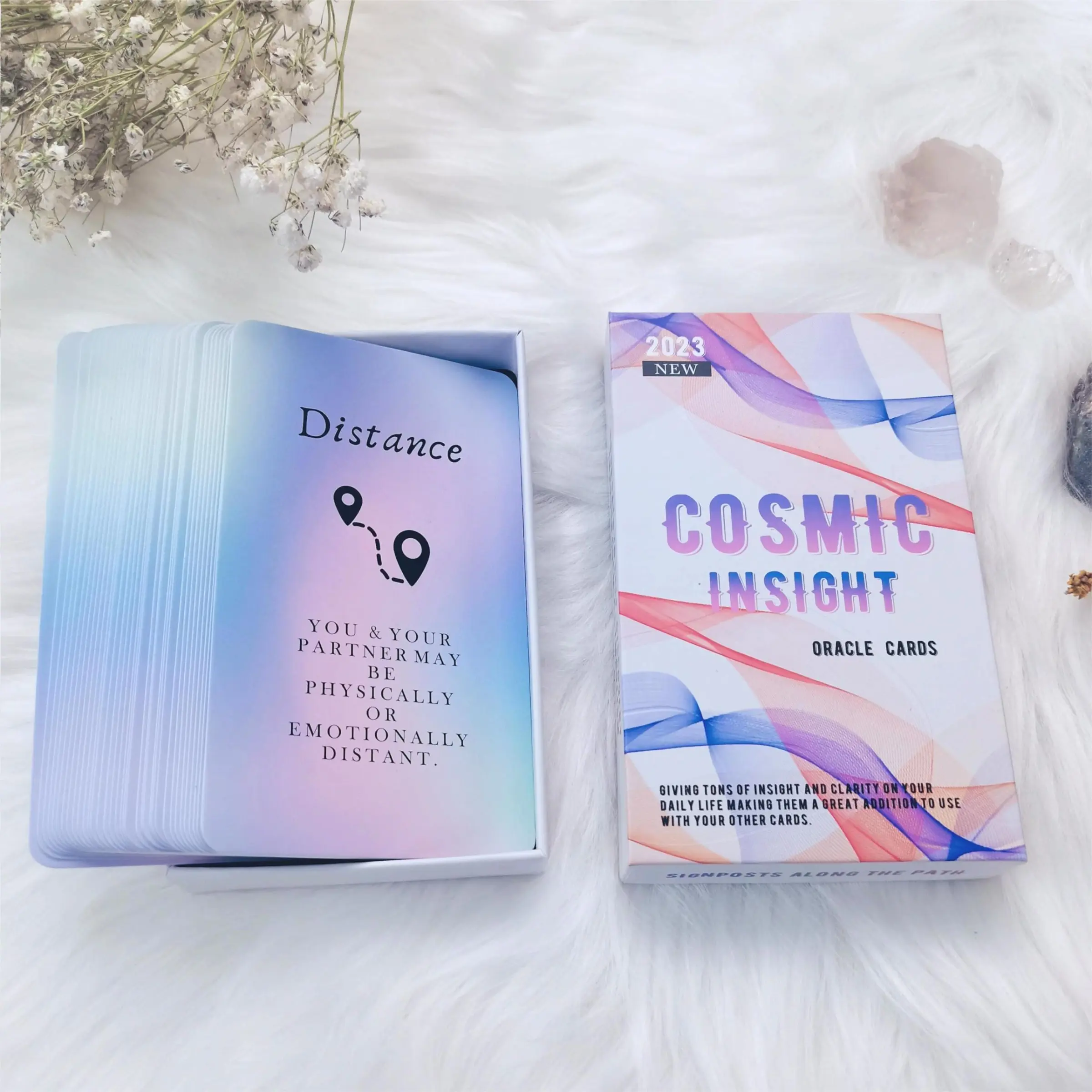 Love Oracle Cards Box, Beginner Tarot Deck, Twin Flame Oracle Cards, Includes Card Meanings, Soul Mate to Romantic Relationships, Tarot Card Decks, Relationship Card Games
