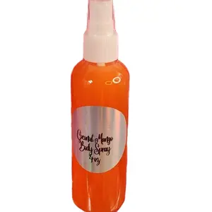 Coconut Mango Moisturizing Body & Hair Spray. Handmade Alcohol Free Hair Mist - Refreshing Fragrance for Dry Skin