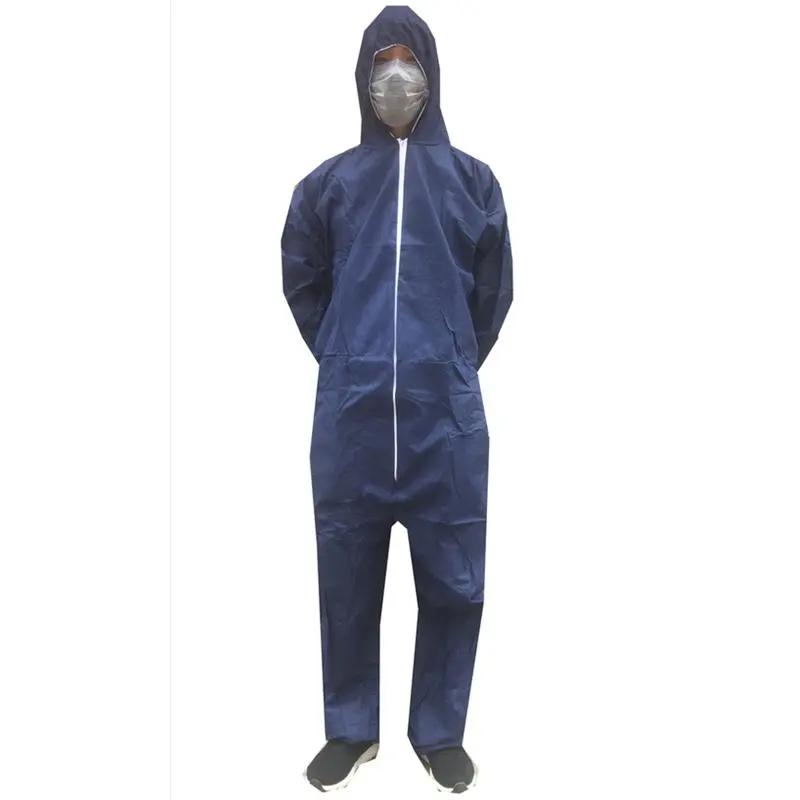 Disposable Sanitary Isolation Protection Jump Suit Work Safety Clothing Breathable Dustproof Sparying Paint Labour Overall Suit