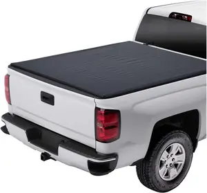 Soft Roll Up Truck Bed Tonneau Cover Compatible with 2019-2023 Tacoma TRD Double Cab 2016-2023 Toyota Tacoma SR5 5'/60.5" Bed