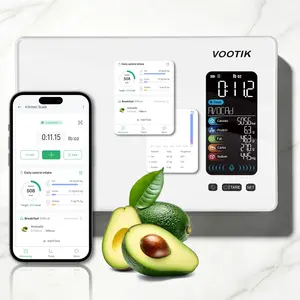 VOOTIK AI Smart Food Scale | 19 Nutrient Facts Auto Scan | Digital Calorie Counter for Meal Prep & Fitness