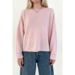 Haven Sweater in Baby Pink