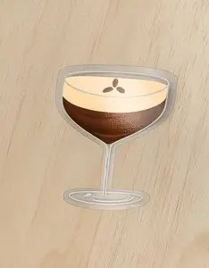 Espresso Martini Transparent Sticker