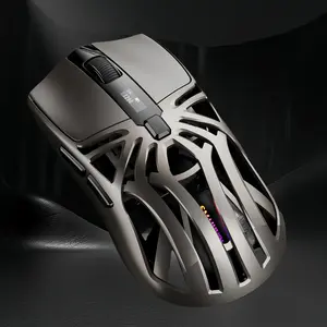 Hollow Design Wireless Gaming Mouse, Rechargeable Wireless Gaming Mouse with RGB Colorful Backlight, Silent Clicks Mouse for Gaming & Office Use, Gaming Accessories