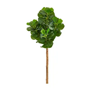 Nearly Natural 5.5-ft Artificial Fiddle Leaf Tree (No Pot)