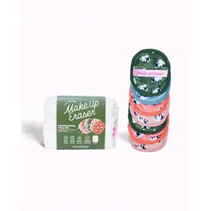 MakeUp Eraser Counting Sheep 7-Day Makeup Set - Waterproof Makeup Eraser & Lash Brush - Includes Makeup, Lash, and Sunscreen Accessories