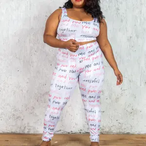 You & Me Curvy 2-Piece Workout Outfit - Stylish Sports Bra and Leggings Set for Plus-Size Fitness Enthusiasts - Plus-Size Fitness Attire - Stylish Workout Clothing - High-Waist Leggings