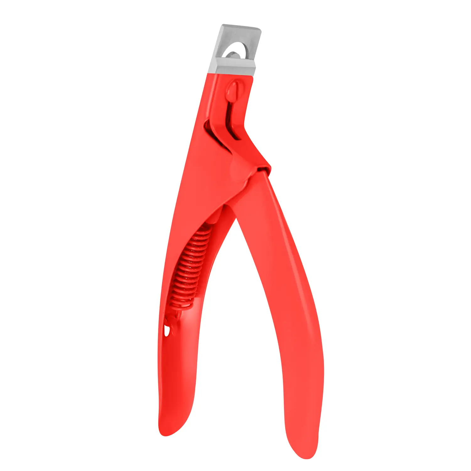 Nail Clippers Acrylic Professional Nail Clipper for Acrylic Nails, Gift for Women Fake Nail Clipper for Home Salon Nail Art Acrylic Nails Stainless Steel Adjustable (red) Manicure Nail Care