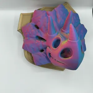 Dino Skull 3d printed Wall Mounts Hanging Decor