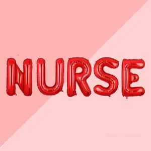NURSE Foil Letter Balloon Kit – Medical-Themed Party & RN Celebration Decor